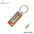 Best Selling Enamel Logo Custom Leather Key Tag